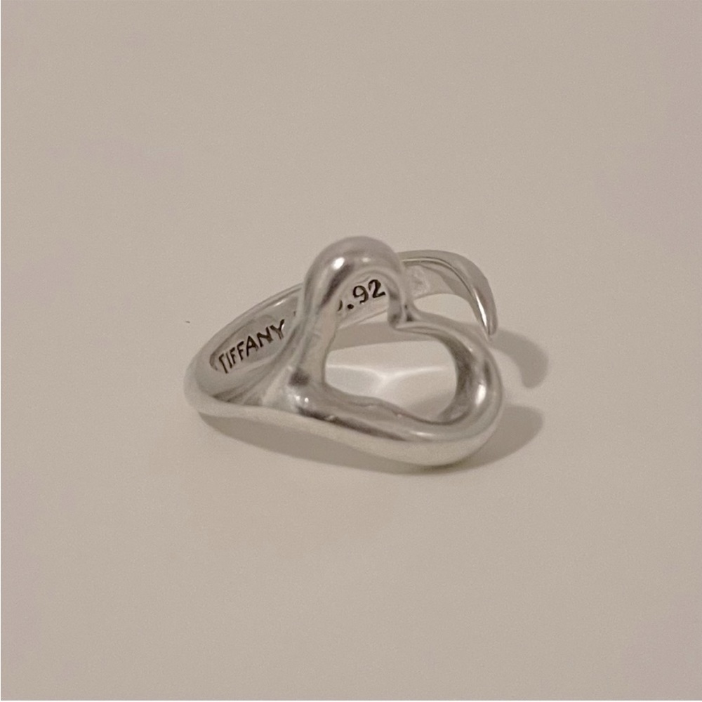 Tiffany & co open heart ring